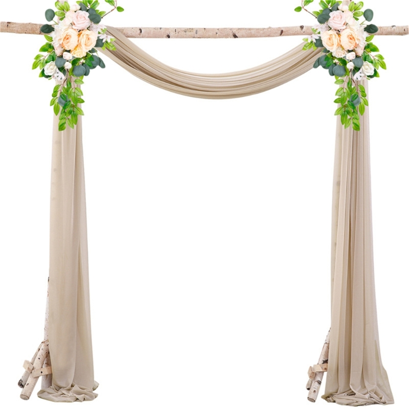 Wedding Backdrop Curtain - N7yf romance pérolas pano fundo evento