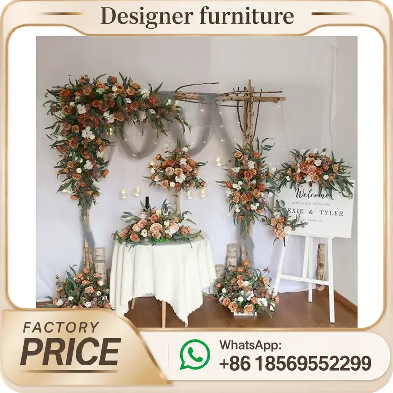 Wedding Arch Flower - Conjunto de Flores Artificiais de Rosas