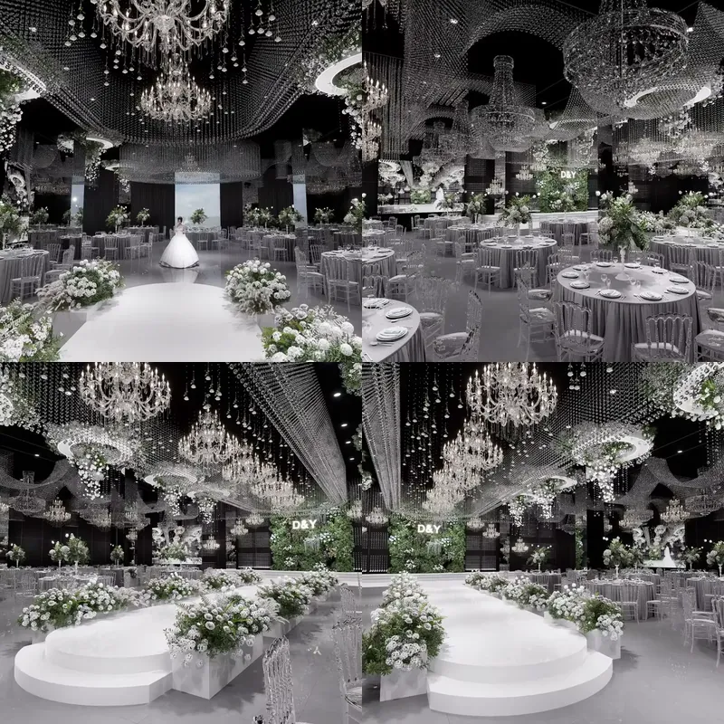 Wedding Solution - Lustre LED de Luxo Personalizado para