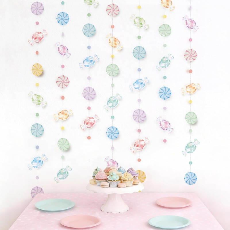 Wedding/Event Supply Store - Decorações para Festa Candyland, Guirlandas de