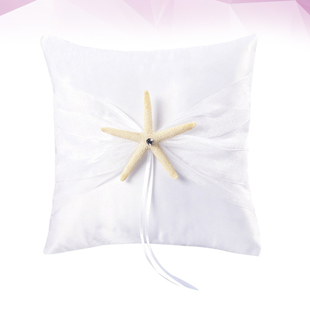 Ring Bearer Pillow - Almofada Romântica para Anéis de Casamento