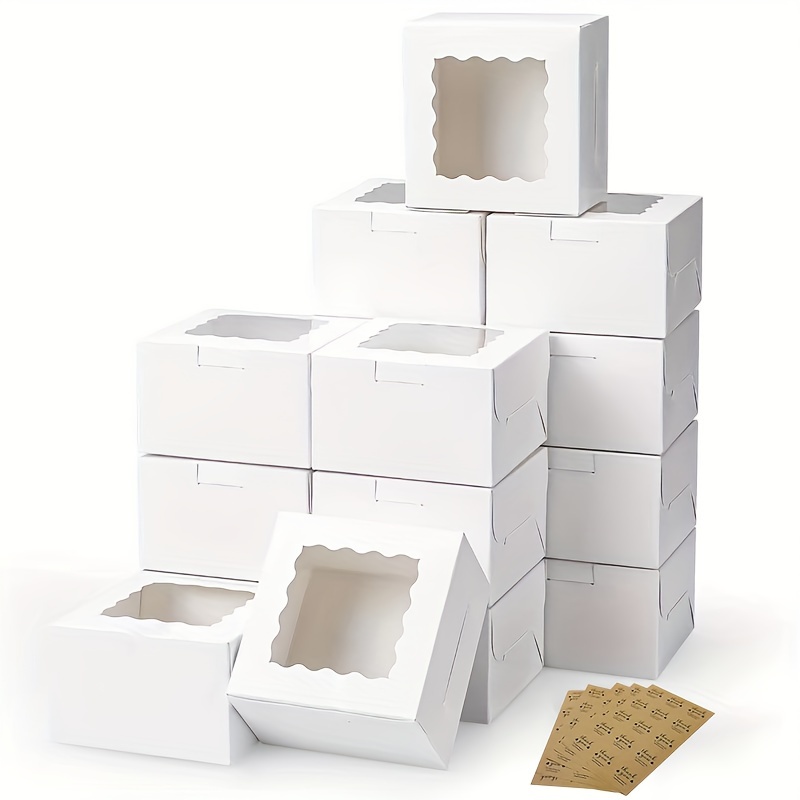 Wedding Cake Supply - 10 Peças de Caixas de Papel