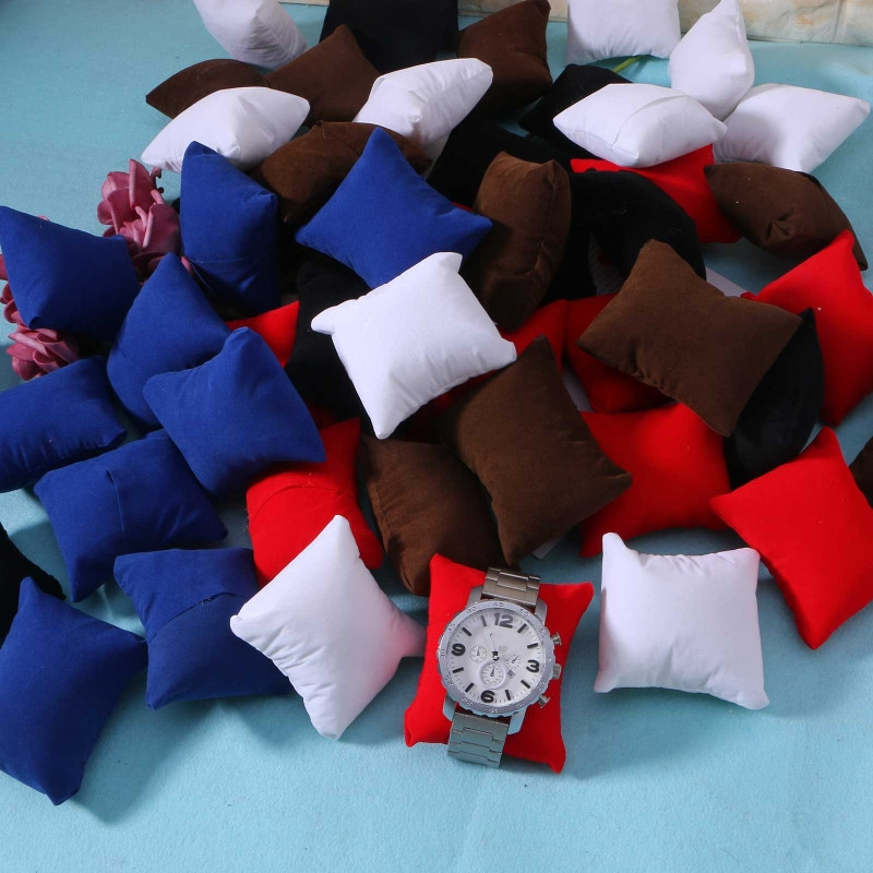 Ring Bearer Pillow - 10 Pçs/set Velvet Bracelet Watch Pillow