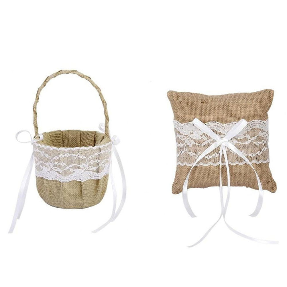 Ring Bearer Pillow - Conjunto de 6 Almofadas de 6''