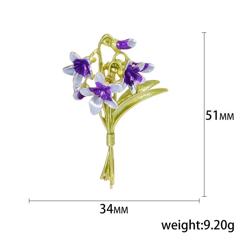 Broche de flor roxa Blucome, b - Suit Supply Wedding Party avaliação e preço
