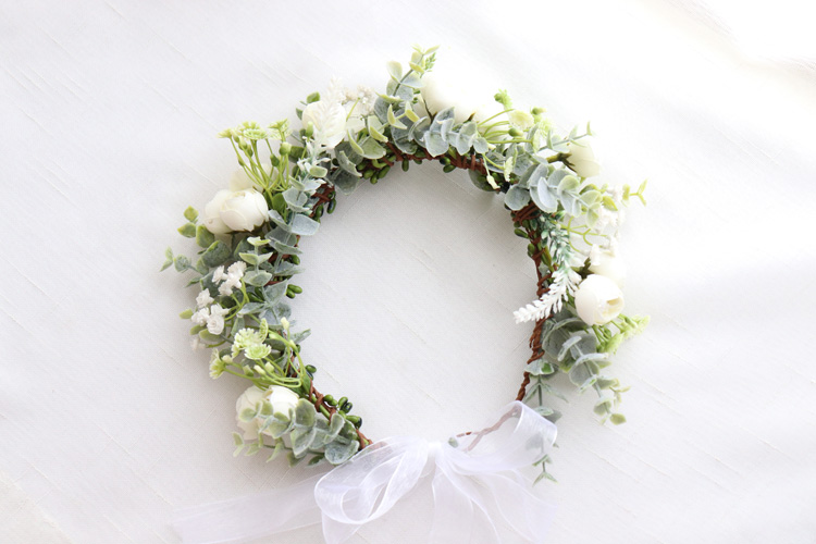 Nova camélia flores grinalda c - Wedding Arch Flower avaliação e preço