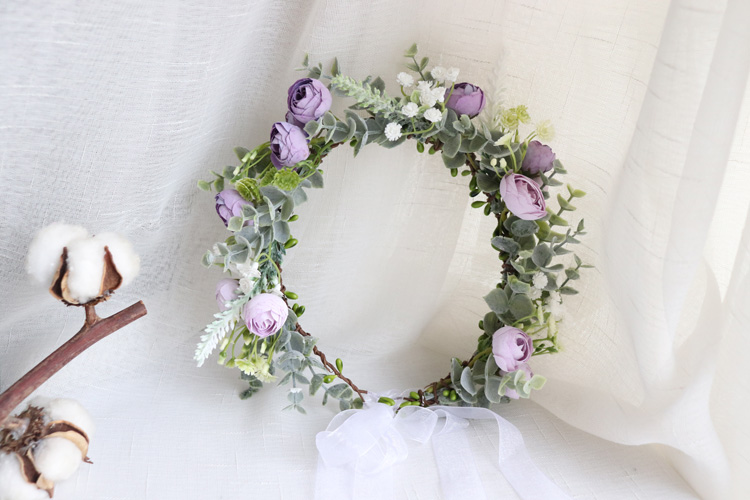Nova camélia flores grinalda c - Wedding Arch Flower avaliação e preço