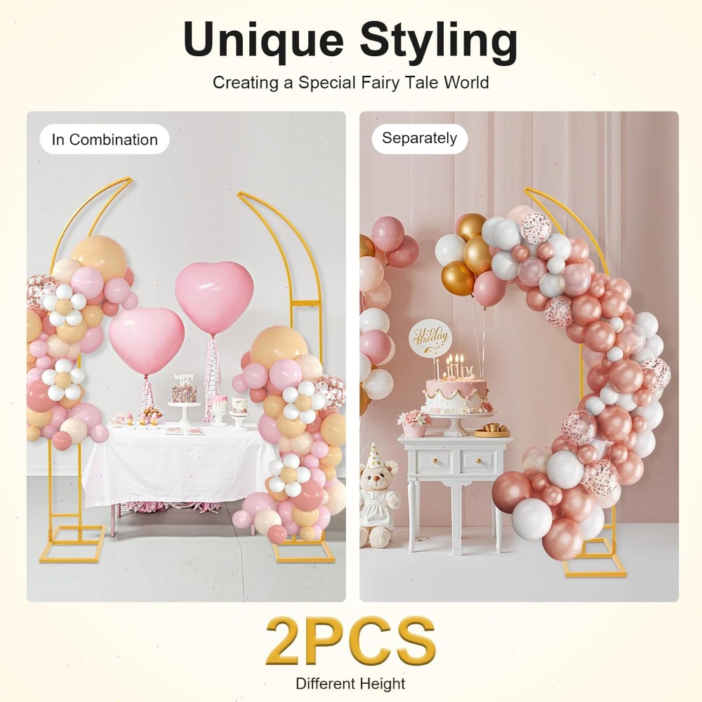 2 Peças Suporte Curvo para Arc - Wedding Arch Flower avaliação e preço