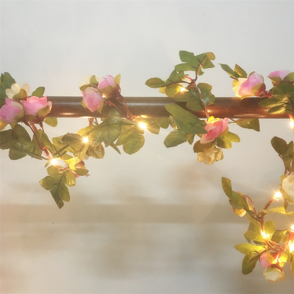 Dachan feito à mão 2.2m 25 led - Wedding Arch Flower avaliação e preço