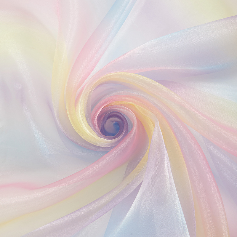 Tecido de Organza com Gradient - Wedding Backdrop Curtain avaliação e preço