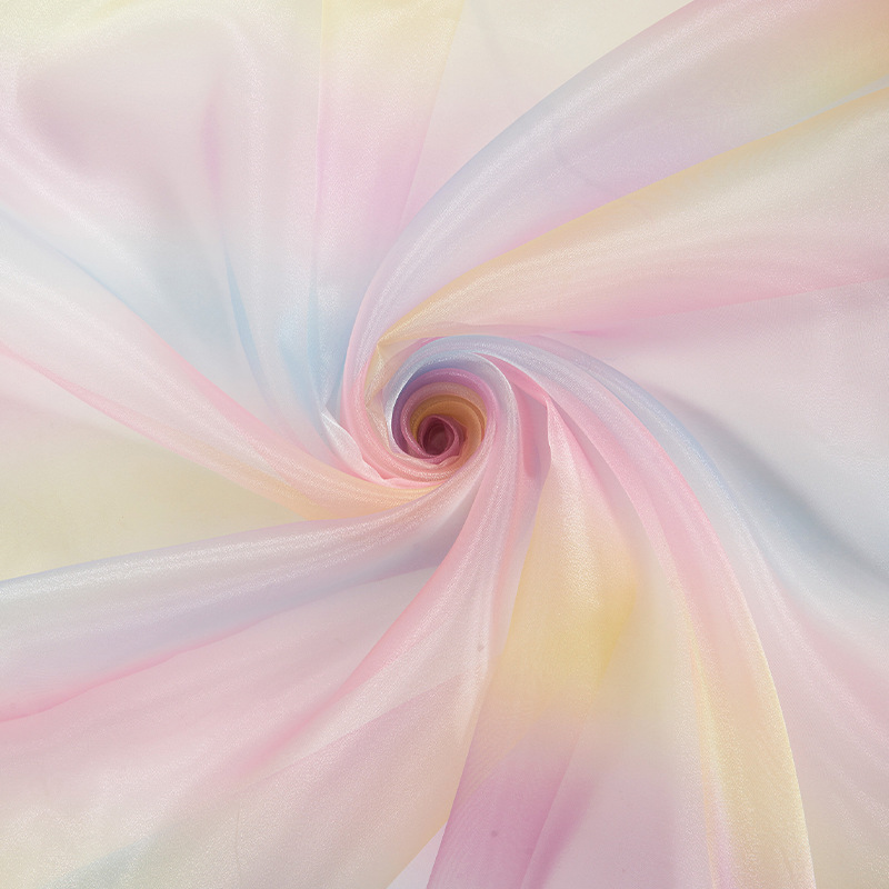 Tecido de Organza com Gradient - Wedding Backdrop Curtain avaliação e preço