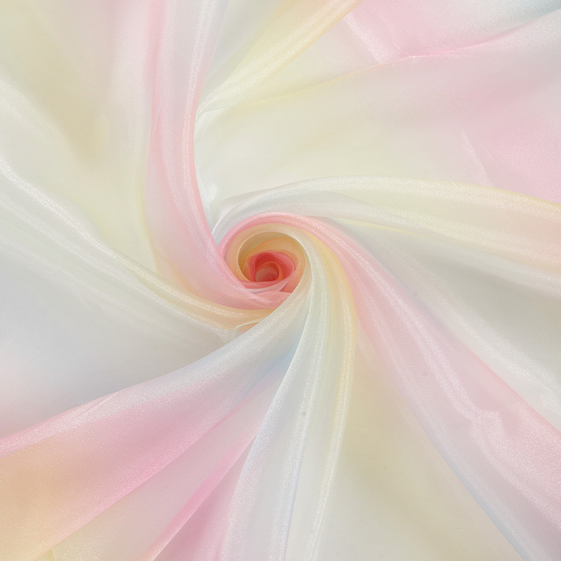 Tecido de Organza com Gradient - Wedding Backdrop Curtain avaliação e preço
